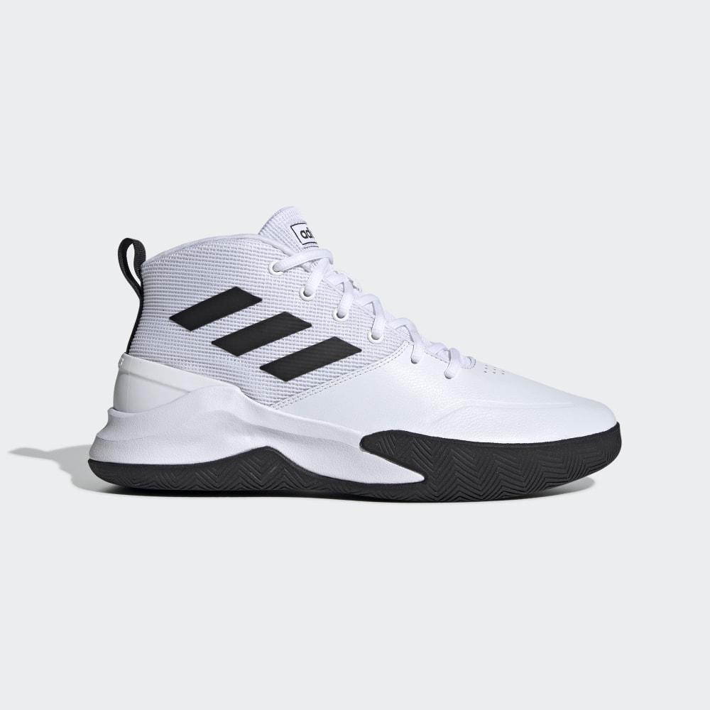 Adidas Men's Own The Game Basketball Shoes White/Black Ireland EE9631